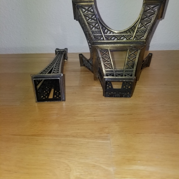 #1140 New Vintage Look Metal 12.25" Eiffel Tower - Picture 4 of 8